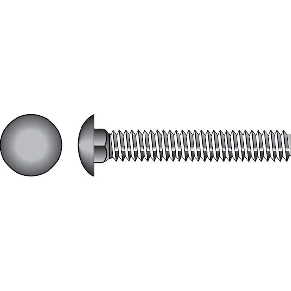 Hillman HILLMAN 0.375 in. X 2-1/2 in. L Stainless Steel Carriage Bolt 25 pk 0832630 - main